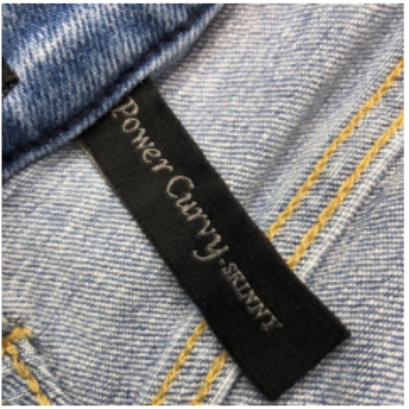 LIKE NEW GUESS LOS ANGELES POWER CURVY SKINNY JEANS 28x28 ⭐️ - Picture 4 of 14